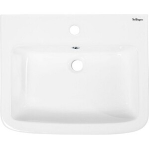 фото Раковина belbagno albano 56х42 с пьедесталом (bb120l, bb120p)