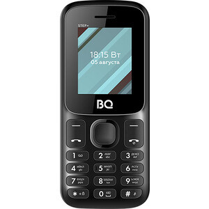 фото Мобильный телефон bq 1848 step+ black (без сзу в комплекте)