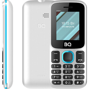 Мобильный телефон BQ 1848 Step+ White/Blue 1848 Step+ White/Blue - фото 1