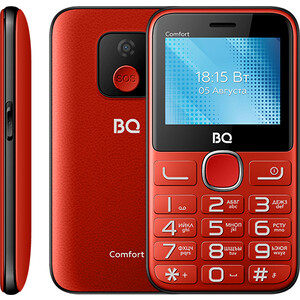 фото Мобильный телефон bq 2301 comfort red/black