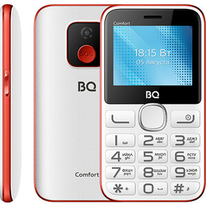 фото Мобильный телефон bq 2301 comfort white/red