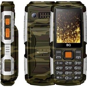 Мобильный телефон BQ 2430 Tank Power Camouflage/Silver