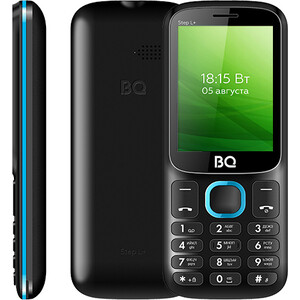 Мобильный телефон BQ 2440 Step L+ Black/Blue 2440 Step L+ Black/Blue - фото 1