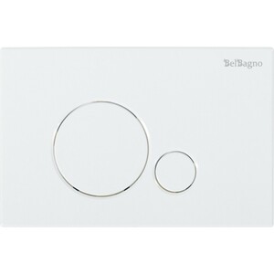 Кнопка смыва BelBagno Sfera белая (BB014-SR-BIANCO) кнопка смыва belbagno marmi белая bb009 mr bianco
