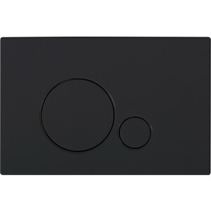 Кнопка смыва BelBagno Sfera черная матовая Tocco Morbido (BB017-SR-NERO.M) душевая дверь am pm gem 140х195 прозрачная тонированная черная матовая w90g 140 1 195bg