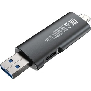 фото Устройство чтения карт памяти digma usb 2.0/type c cr-cu2520-g серый