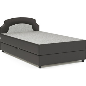 Кровать Шарм-Дизайн Шарм 100 экокожа шоколад и серый шенилл односпальная кровать тахта bonna 900 п м экокожа капучино