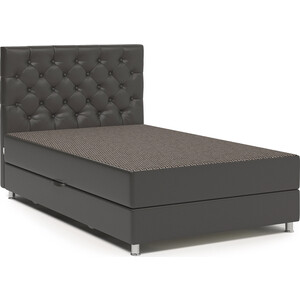 Кровать Шарм-Дизайн Шармэль 100 Корфу коричневый и экокожа шоколад кровать мебелико далия эко кожа коричневый