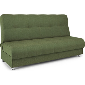 Диван книжка Шарм-Дизайн Гамма БП рогожка зеленый ткань мебельная 1 м п jasper рогожка 140 см коричнево зеленый