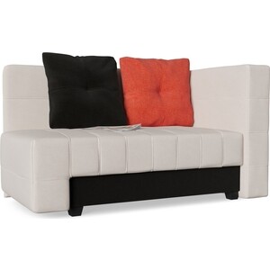 фото Кушетка смарт корфу next black ivory orange