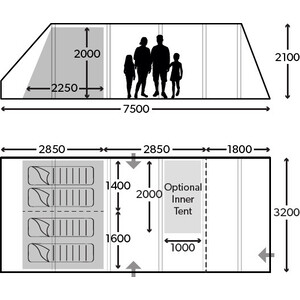 фото Кемпинговая надувная палатка dometic ftx/ascension 401