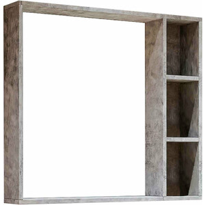 Зеркало Grossman Фалькон 80х80 бетон (208003) зеркало шкаф emmy стоун 60х70 левый серый бетон stn60mir l