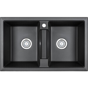 Кухонная мойка Granula GR-8101 черный кухонная мойка granula ks 7301 шварц