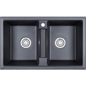 Кухонная мойка Granula GR-8101 шварц кухонная мойка и смеситель granula gr 5102 черная grohe bauedge 31367001