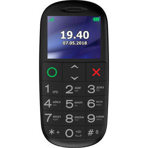 Мобильный телефон Vertex C312 Black/White C312 Black/White - фото 1