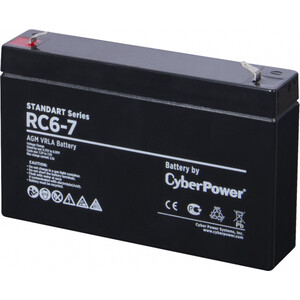 Аккумуляторная батарея CyberPower RC 6-7 cyberpower аккумуляторная батарея ss cyberpower cyberpower standart series rc 12 250