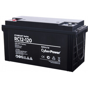 Аккумуляторная батарея CyberPower Standart Series RC 12-120 аккумуляторная батарея cyberpower battery standart series rc 12 18 rc 12 18