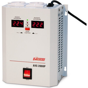 Стабилизатор PowerMan AVS 2000P стабилизатор напряжения для котла teplocom st 1515 1515ва 220в uвх 145 260в