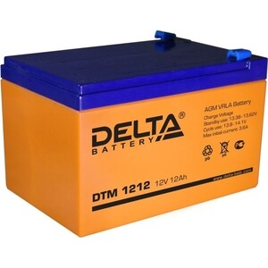 Аккумулятор для ИБП Delta DTM 1212 (DTM 1212) аккумулятор для ибп delta dtm 1240 l 40 а ч 12 в dtm1240 l