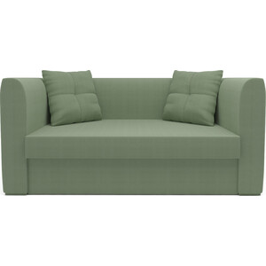 Диван Mebel Ars Ассоль зеленый ППУ диван угловой мебелико сенатор микровельвет зеленый правый