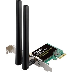 

Сетевой адаптер Asus PCE-AC51 AC750 PCI Express (PCE-AC51), PCE-AC51 AC750 PCI Express (PCE-AC51)