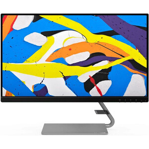 фото Монитор lenovo 23.8'' q24i-1l темно-серый (66c0kac3eu)