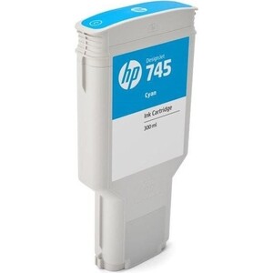 Картридж HP 745 300 ml Cyan (F9K03A)