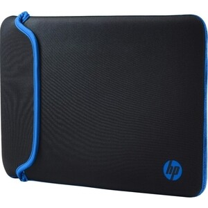 фото Чехол для ноутбука hp 14.0 blk/blue chroma sleeve (v5c27aa)