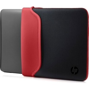 фото Чехол hp 15.6 blk-red chroma sleeve (v5c30aa)