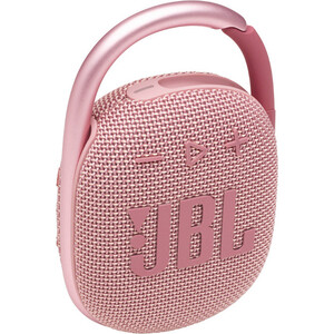 Портативная колонка JBL CLIP 4 (JBLCLIP4PINK) (моно, 5Вт, Bluetooth, 10 ч) розовый