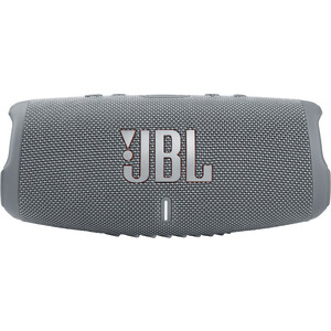 Портативная колонка JBL Charge 5 (JBLCHARGE5GRY) (стерео, 40Вт, Bluetooth, 20 ч) серый умная колонка яндекс станция мини плюс серый опал