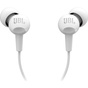 фото Наушники jbl c100 белый (jblc100siuwht)