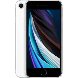 фото Смартфон apple iphone se, 128gb, white (mhgu3ru/a)