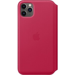 фото Чехол apple iphone 11 pro max leather folio raspberry (my1n2zm/a)