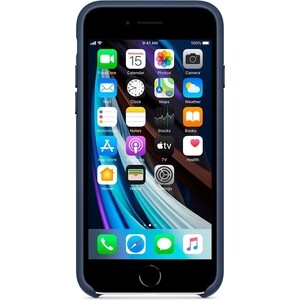 Чехол Apple iPhone SE Leather Case, Midnight Blue (MXYN2ZM/A) iPhone SE Leather Case, Midnight Blue (MXYN2ZM/A) - фото 2
