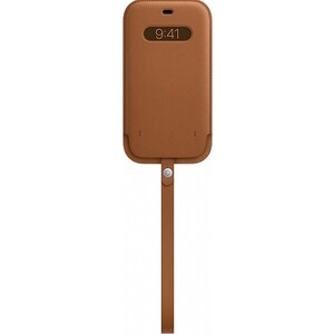 фото Чехол-конверт apple iphone 12 pro max leather sleeve with magsafe, saddle brown (mhyg3ze/a)