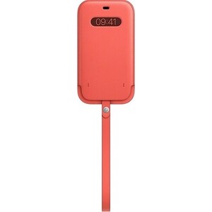 фото Чехол-конверт apple iphone 12 pro max leather sleeve with magsafe, pink citrus (mhyf3ze/a)