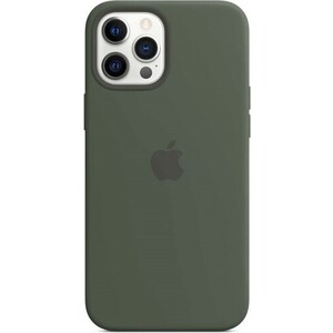 фото Чехол apple iphone 12 pro max silicone case with magsafe, cypress green (mhlc3ze/a)