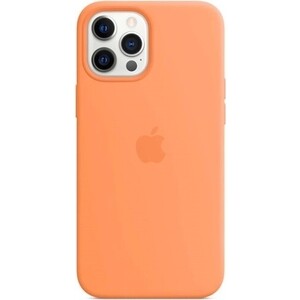 фото Чехол apple iphone 12 pro max silicone case with magsafe, kumquat (mhl83ze/a)