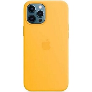 фото Чехол apple iphone 12 pro max silicone case with magsafe, sunflower (mktw3ze/a)