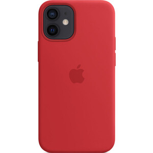 фото Чехол apple iphone 12 mini silicone case with magsafe, red (mhkw3ze/a)