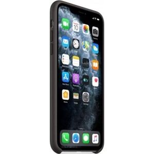 Чехол Apple iPhone 11 Pro Max Silicone Case, Black (MX002ZM/A) iPhone 11 Pro Max Silicone Case, Black (MX002ZM/A) - фото 2