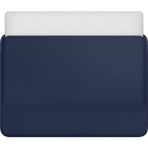 фото Чехол apple leather sleeve for 16-inch macbook pro, midnight blue (mwvc2zm/a)