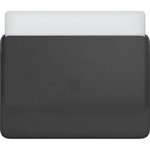 фото Чехол apple leather sleeve for 16-inch macbook pro, black (mwva2zm/a)