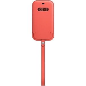 фото Чехол-конверт apple iphone 12 и 12 pro leather sleeve with magsafe, pink citrus (mhya3ze/a)