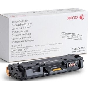 Картридж лазерный Xerox черный (3 000 стр.) (106R04348) фотобарабан cactus 101r00664 cs drb205 для xerox b210 b205 b215 10000стр
