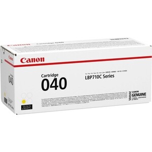 Картридж лазерный Canon 040Y, желтый (5 400 стр.) (0454C001)
