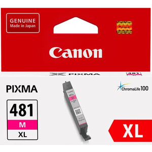 Картридж струйный Canon CLI-481XL M, пурпурный (2045C001) картридж струйный canon cli 481xl pb фото голубой 2048c001