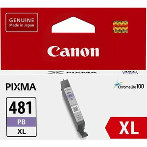 Картридж струйный Canon CLI-481XL PB, фото голубой (2048C001) картридж sakura 2886c001 pfi 120 c для canon голубой 130 мл