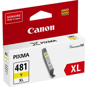 Картридж струйный Canon CLI-481XL Y, желтый (2046C001) картридж canon pfi 107y 6708b001 для canon ip f680 685 780 785 желтый